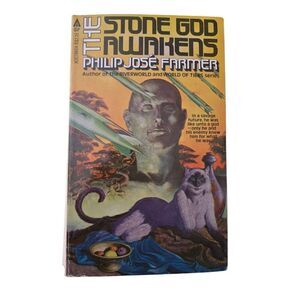 The stone god awakens by Philip Jose Farmer - ace science fiction books  - 04417